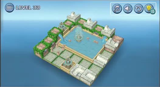 Flow Water Fountain 3D Puzzle - скриншот 11