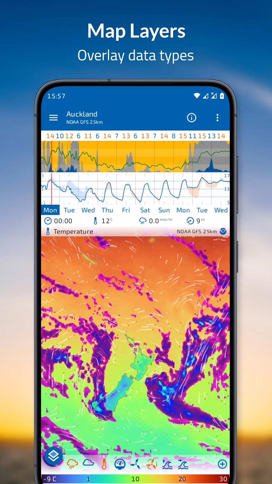 Flowx: Weather Map Forecast - скриншот 3