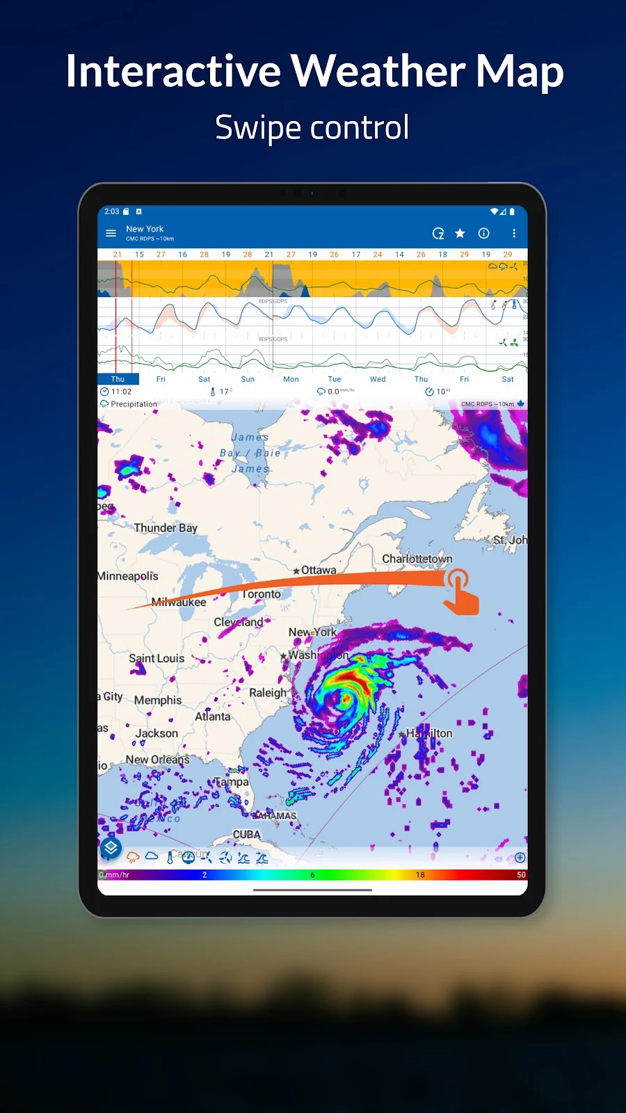 Flowx: Weather Map Forecast - скриншот 7