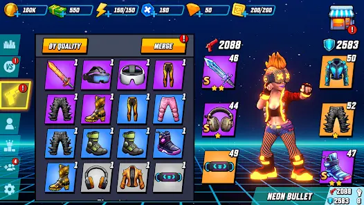 Gridpunk Battle Royale 3v3 PvP - скриншот 3