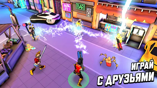 Gridpunk Battle Royale 3v3 PvP - скриншот 5
