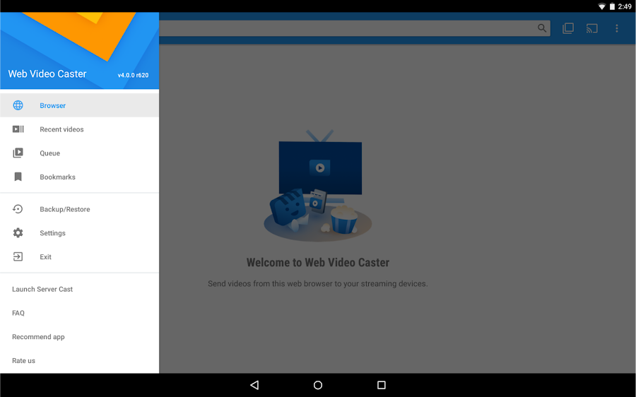 Web Video Cast - скриншот 7