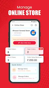 Vyapar Invoice GST Billing App - скриншот 2