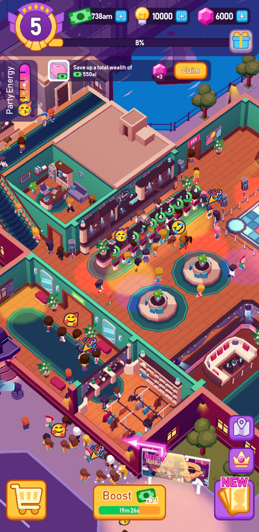 Idle Nightclub Tycoon - скриншот 5