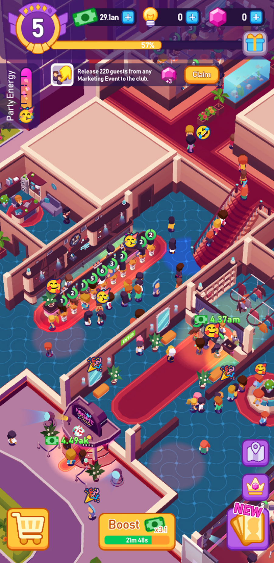 Idle Nightclub Tycoon - скриншот 6