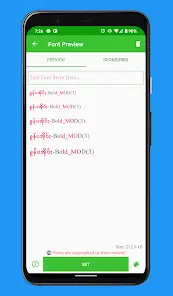 zFont Tool - Android Font Tool - скриншот 6