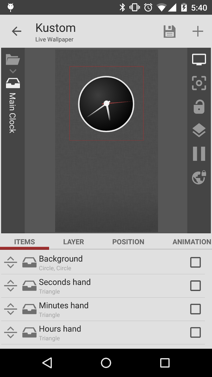 KLWP Live Wallpaper Maker - скриншот 2