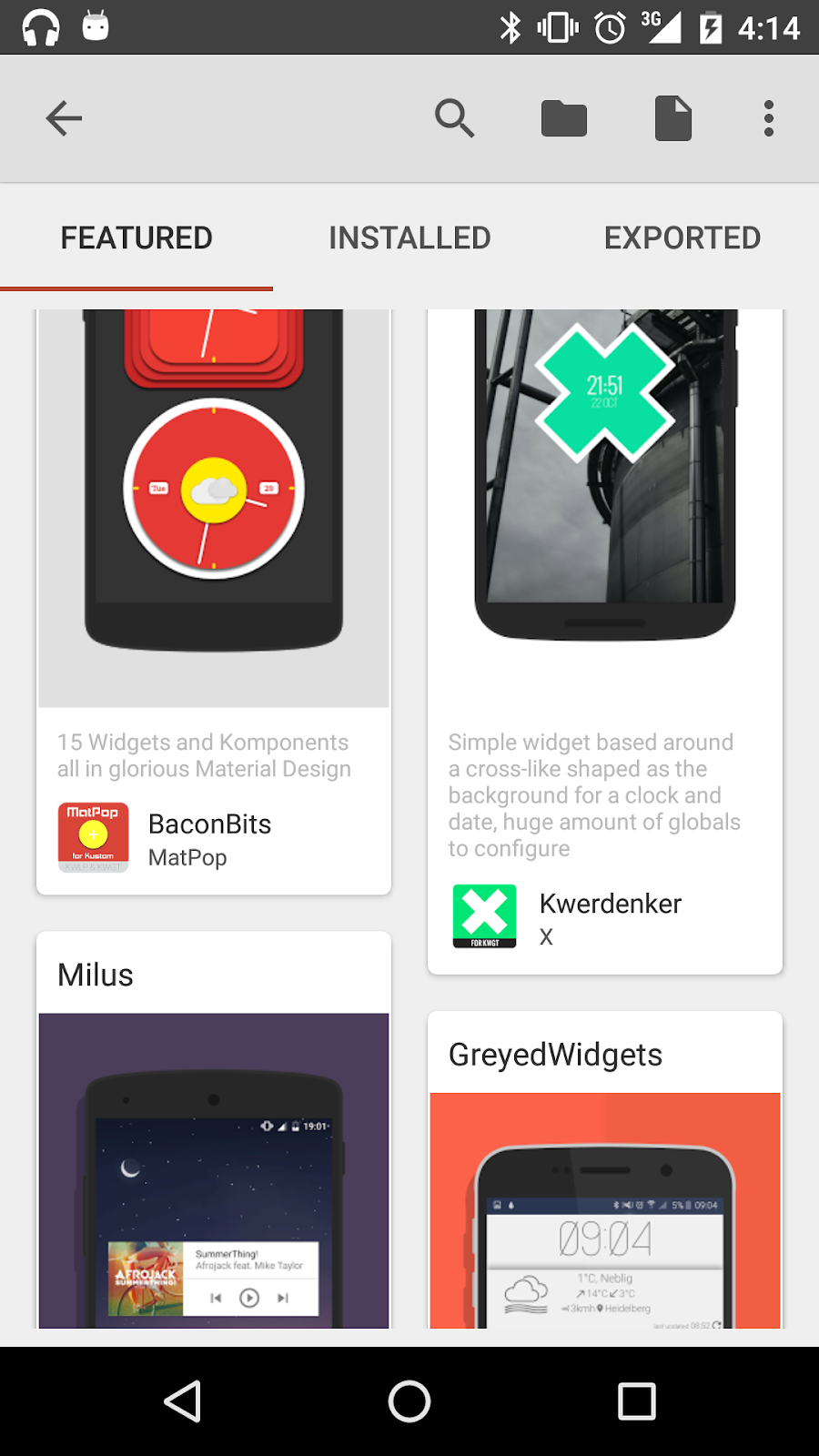 KWGT Kustom Widget Maker - скриншот 10