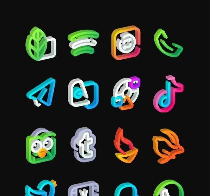 LineS 3D - Icon Pack 74 Мод (полная версия) - скриншот 4