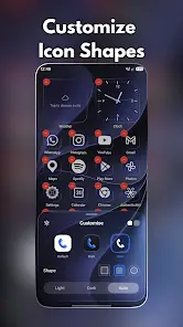 Liquid Launcher: Glass UI - скриншот 1