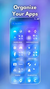 Liquid Launcher: Glass UI - скриншот 3