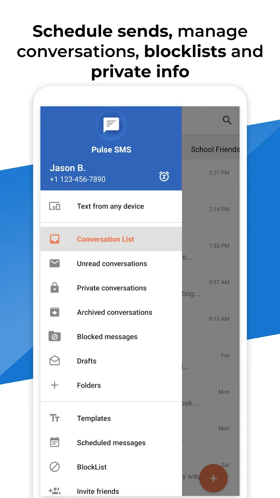 Pulse SMS (Phone/Tablet/Web) - скриншот 6