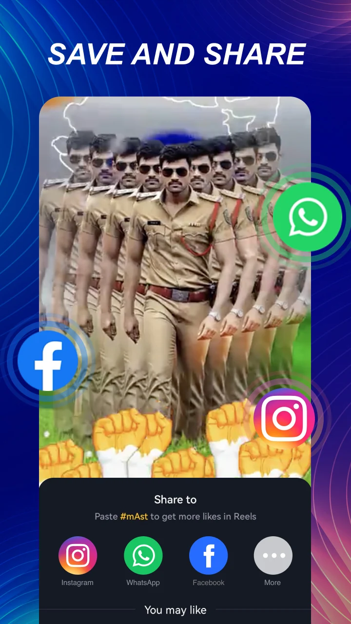 mAst: Music Status Video Maker - скриншот 7