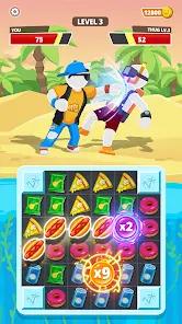 Match Hit Puzzle Fighter - скриншот 5