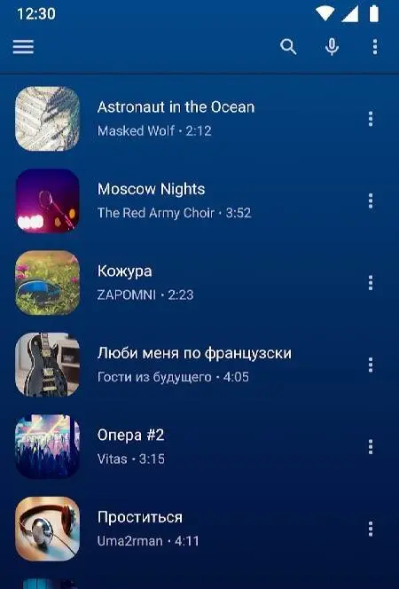 Music Player - Audify Player - скриншот 2