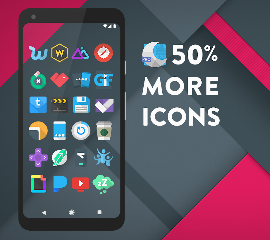 Moonshine Pro - Icon Pack - скриншот 1