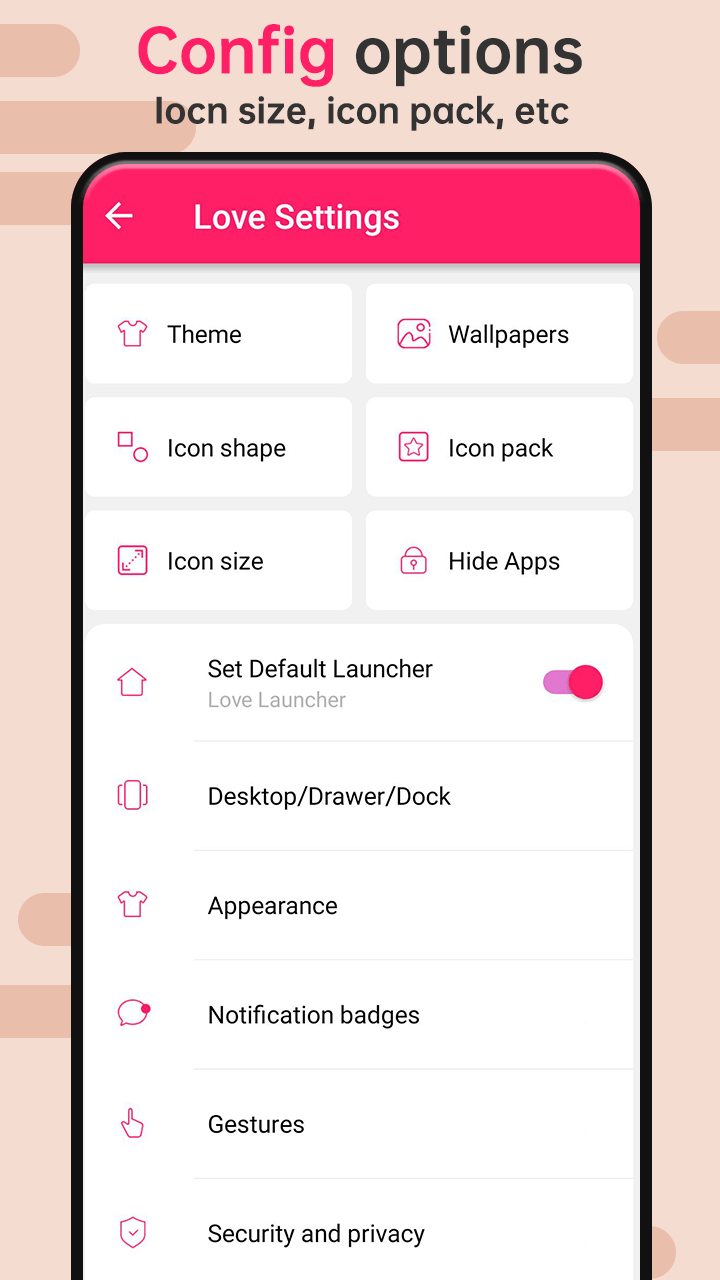 Love Launcher: lovely launcher - скриншот 6