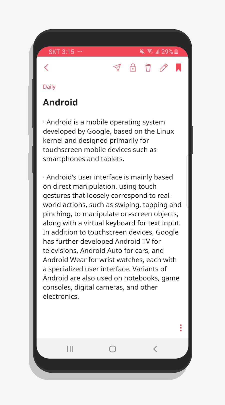FastNote: Quick & Simple Notes - скриншот 2