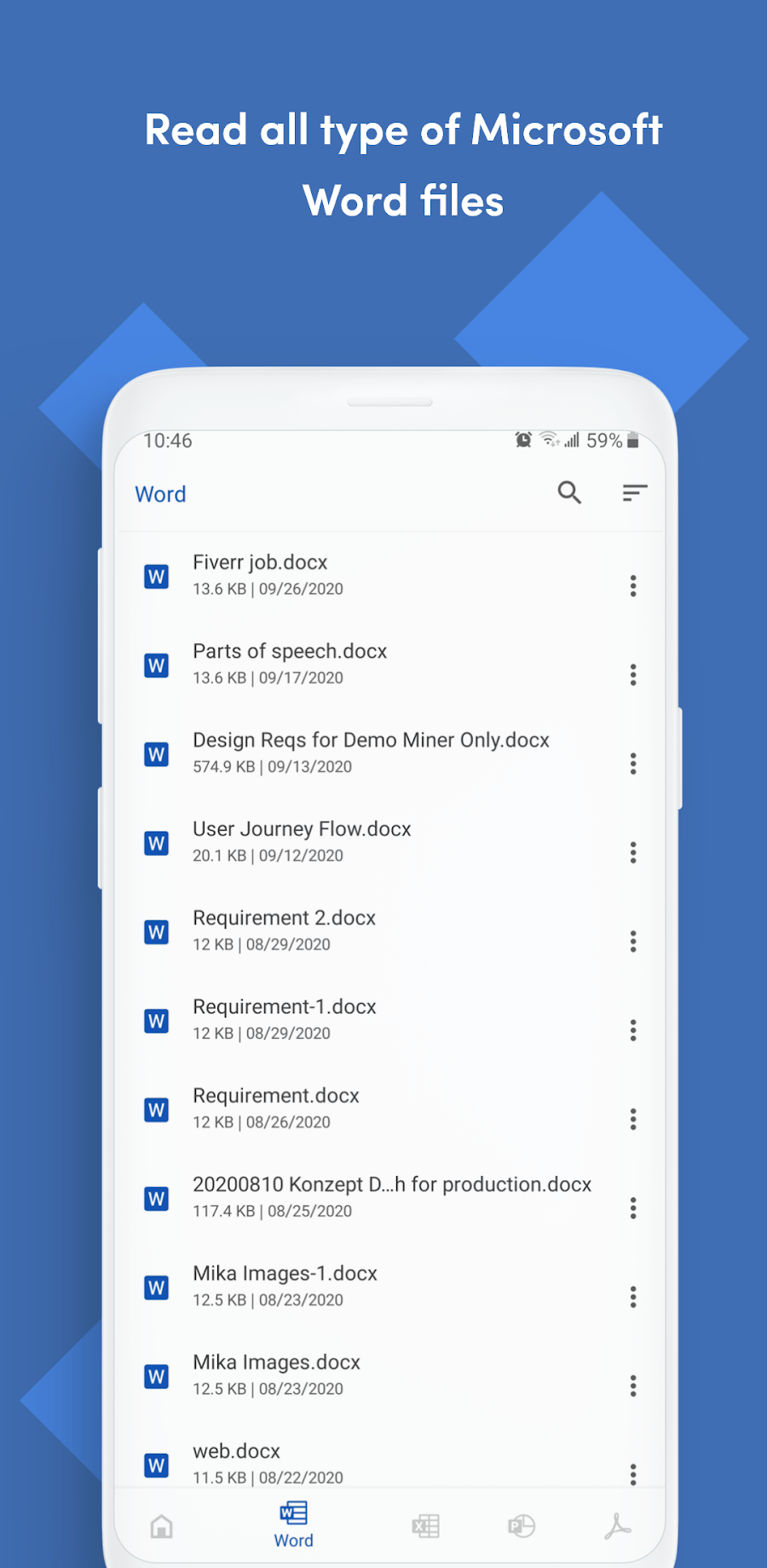 Office Reader - PDF,Word,Excel - скриншот 2