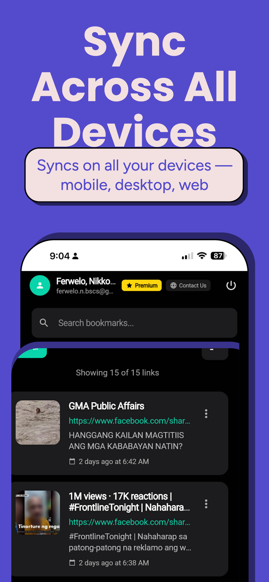 Save It Later Bookmark Manager - скриншот 4