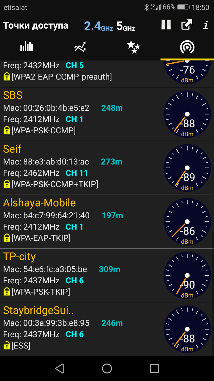 WiFi Analyzer - скриншот 4