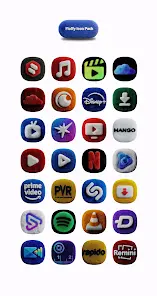 One UI Fluffy Icon Pack - скриншот 1