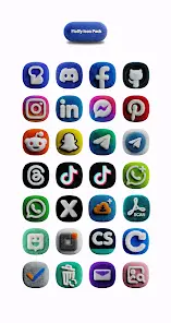 One UI Fluffy Icon Pack - скриншот 5