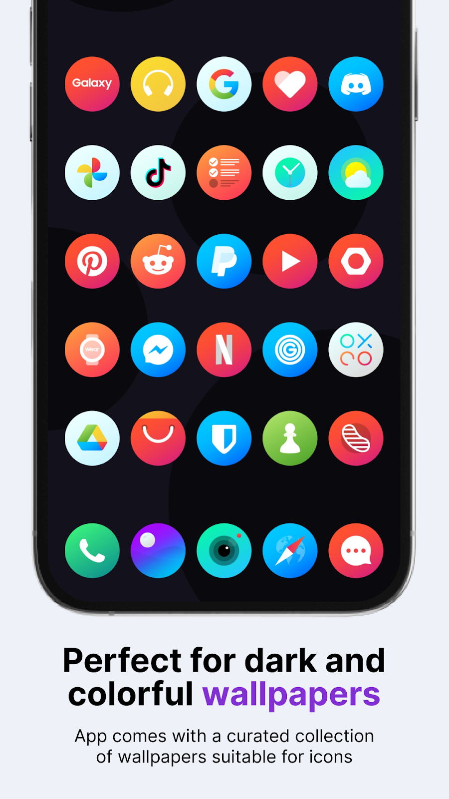 Hera Icon Pack: Circle Icons - скриншот 1
