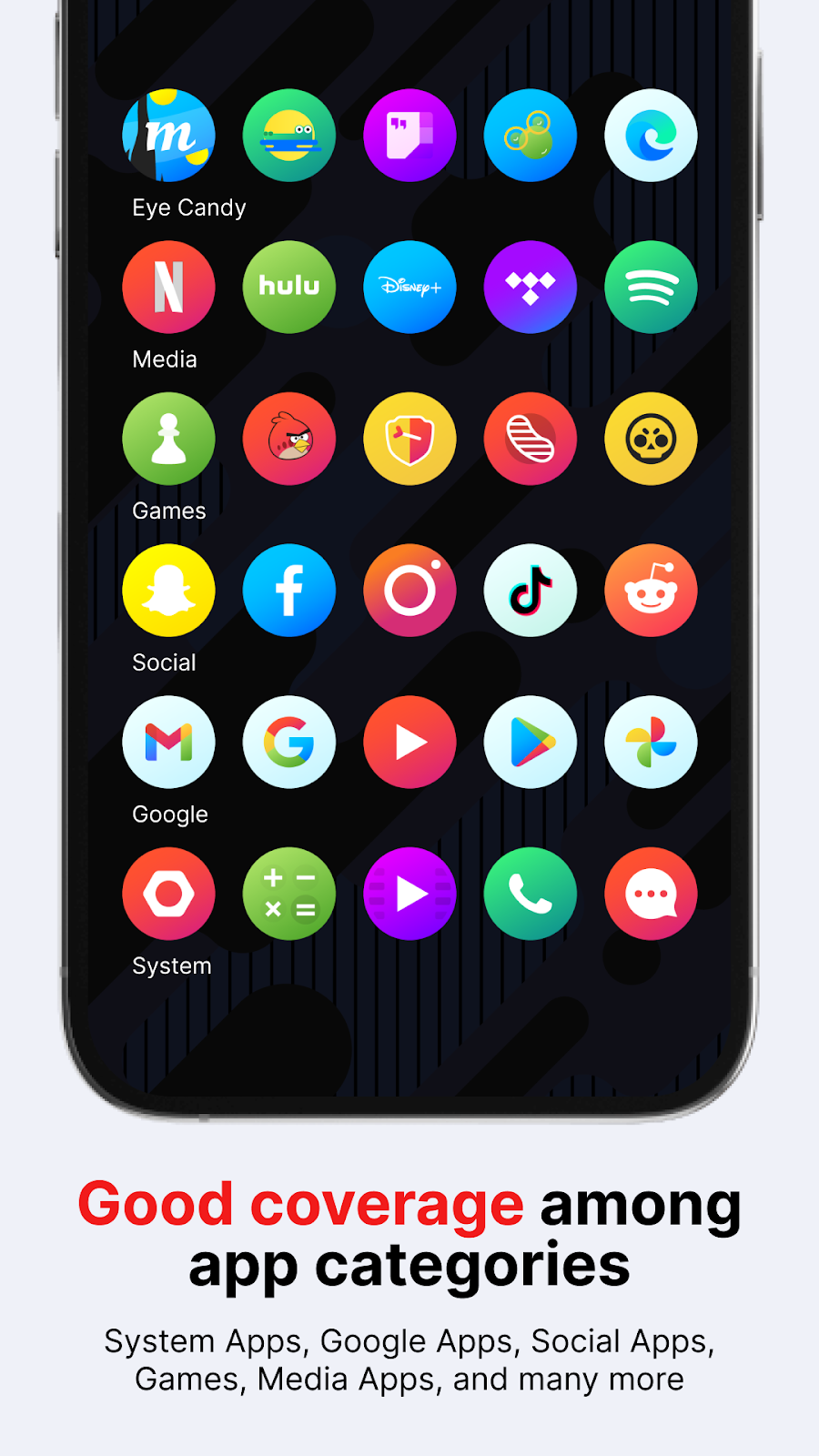 Hera Icon Pack: Circle Icons - скриншот 3