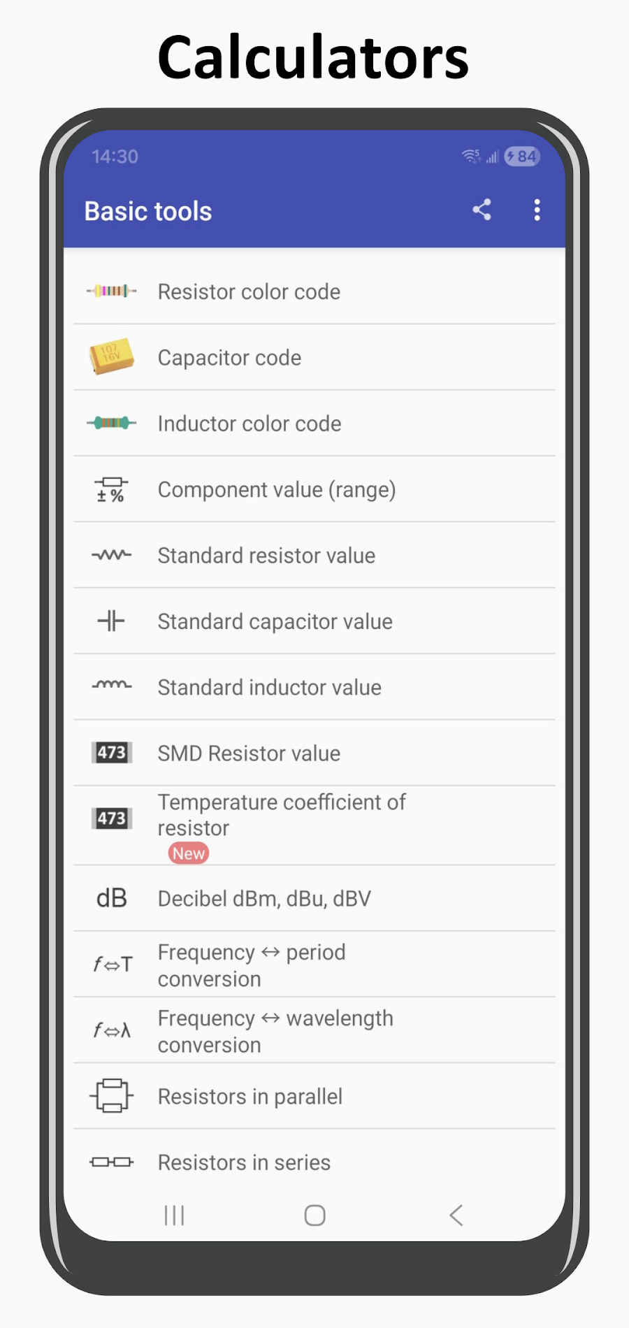 Electronics Toolbox - скриншот 1