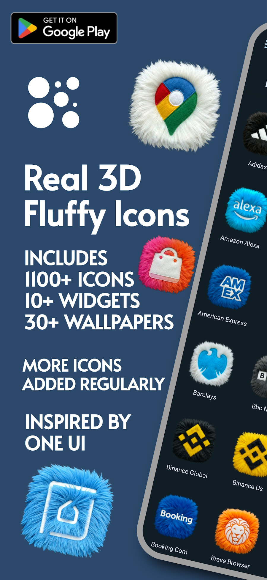 Fluffy Icons - One UI Style - скриншот 8