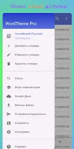Мой словарь - WordTheme Про - скриншот 7