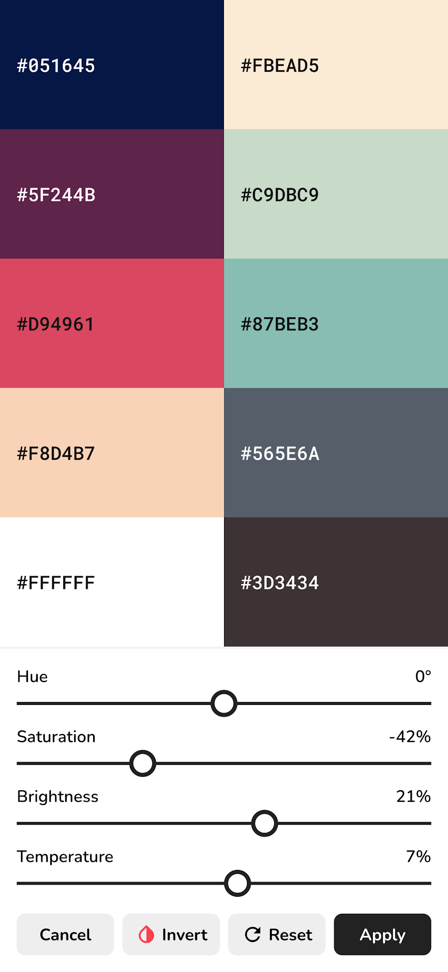 Pigments Color Palette Creator - скриншот 6