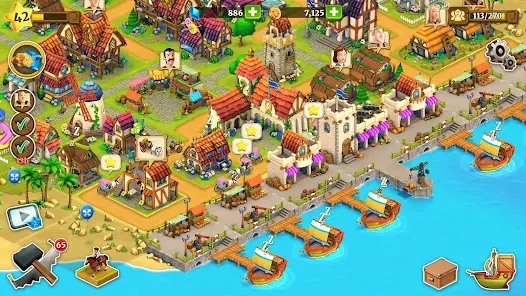 Town Village Ферма Строить - скриншот 4