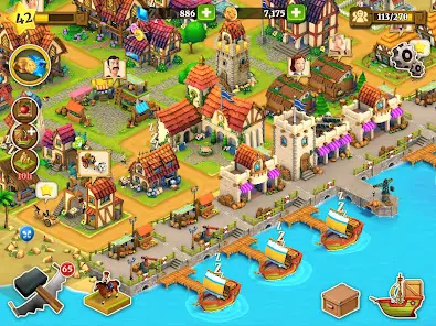 Town Village Ферма Строить - скриншот 11