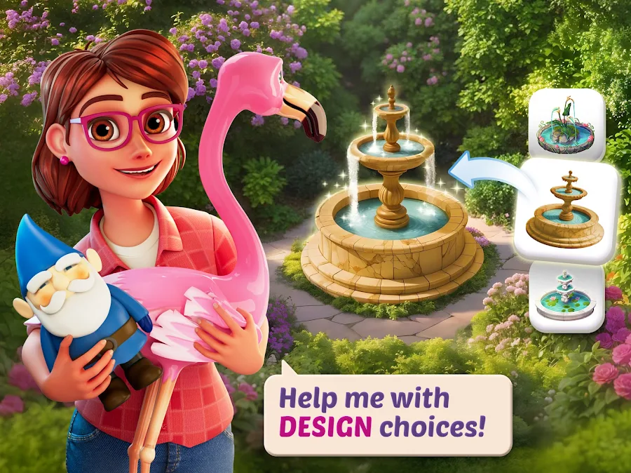 Lily's Garden - Игры три в ряд - скриншот 11