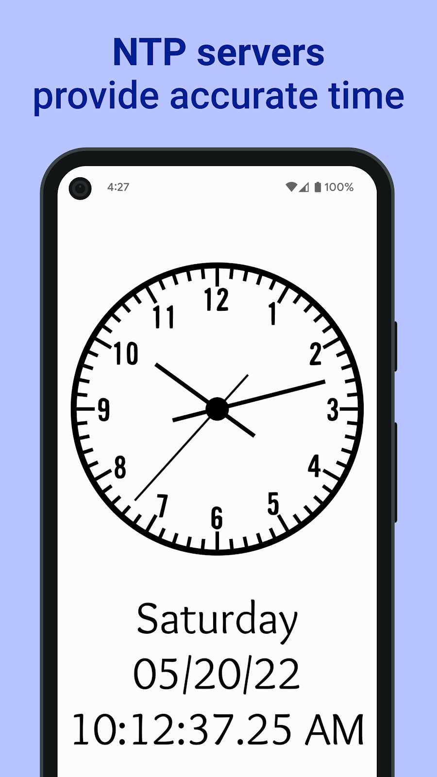 AtomicClock: атомные часы - скриншот 1