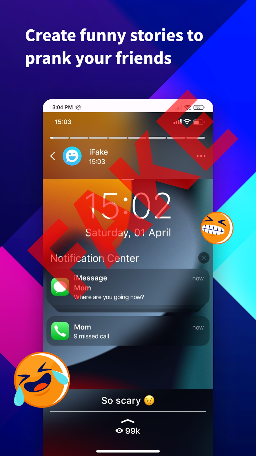 iFake: Fake Chat Messages - скриншот 4