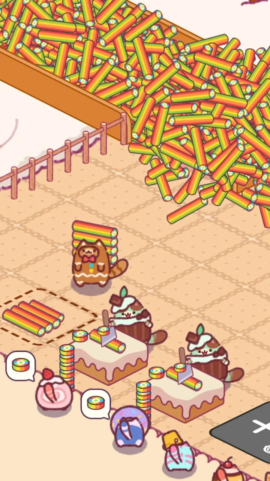 Cat Snack Bar:кошки игры - скриншот 9