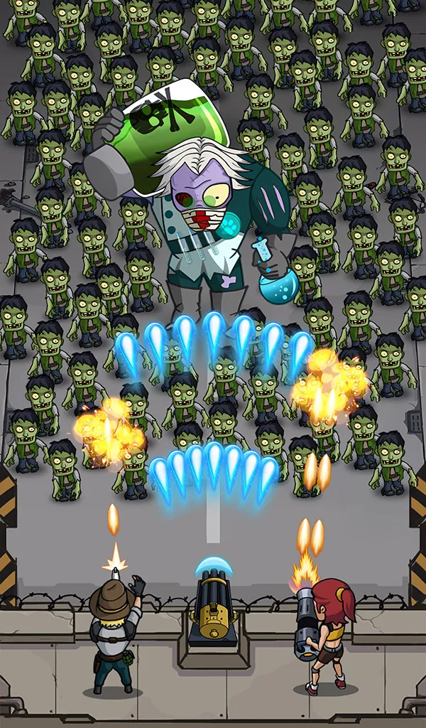 Zombie War - Idle TD game - скриншот 1