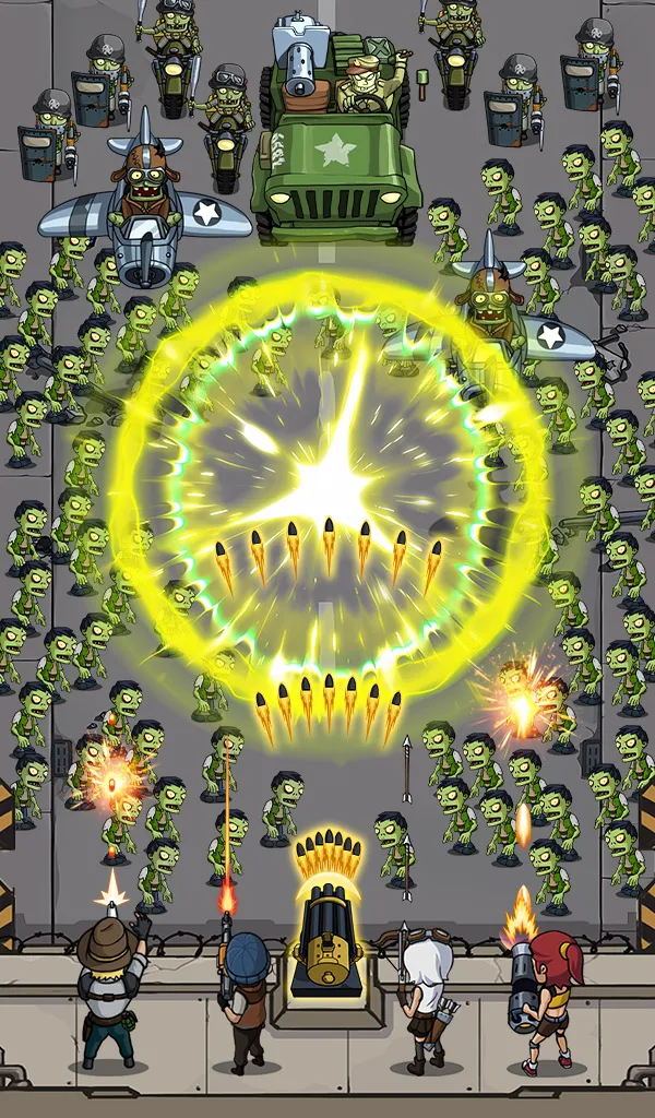 Zombie War - Idle TD game - скриншот 5