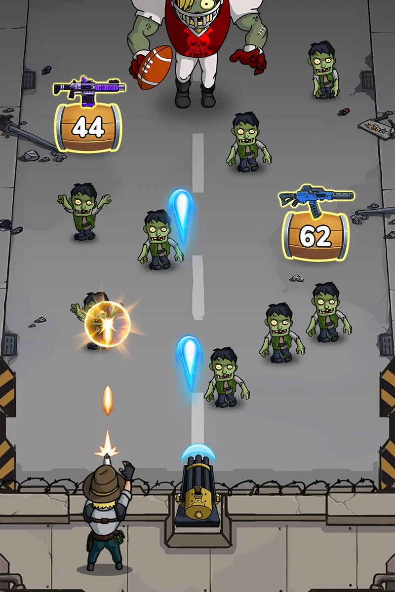 Zombie War - Idle TD game - скриншот 6