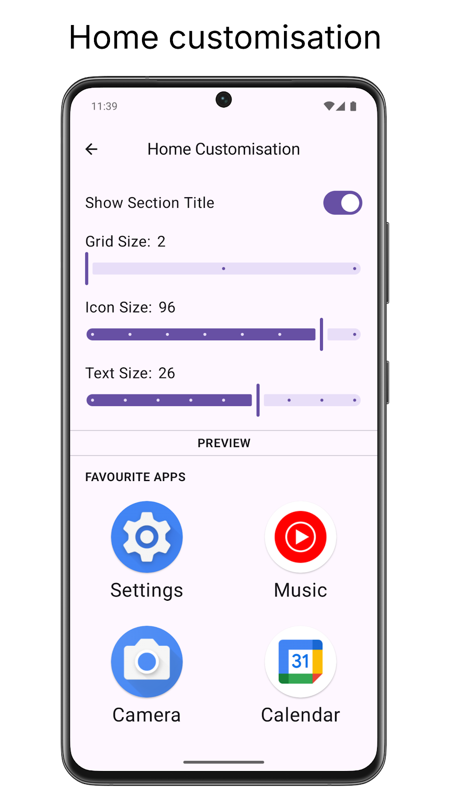 Senior Launcher - Simple Phone - скриншот 3