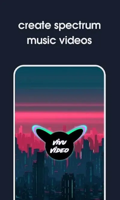 VivuVideo-Audio Spectrum Maker - скриншот 1