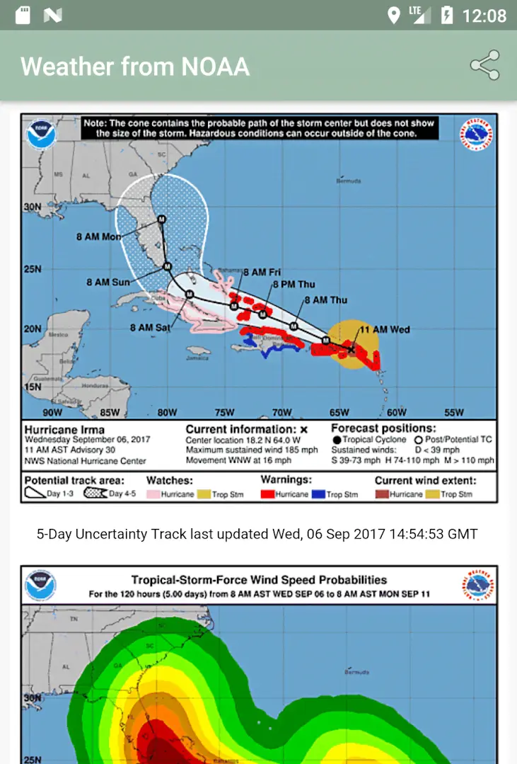 Weather from NOAA - скриншот 1