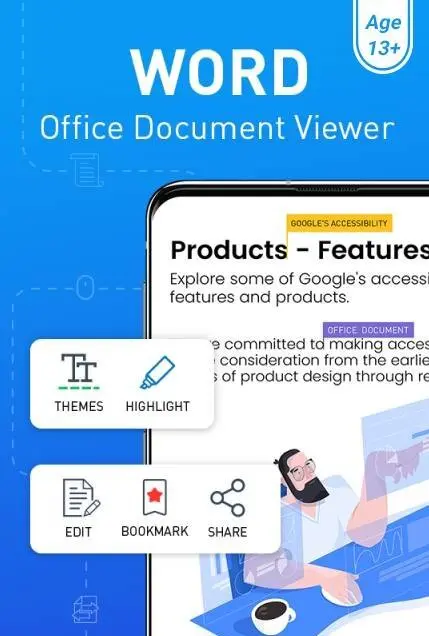 Word Office - PDF, Docx, Excel 311200 Mod (Premium) - скриншот 2