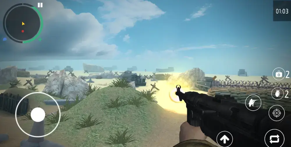 World War 2 Blitz war games - скриншот 4