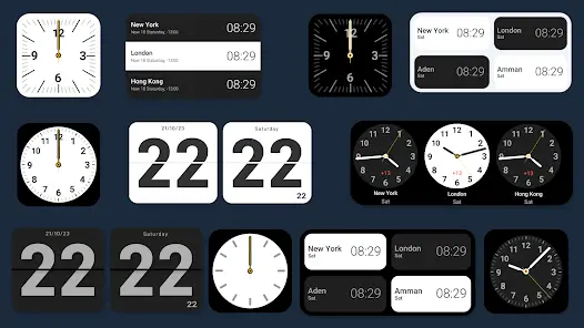 Flip Clock: World Clock - скриншот 9
