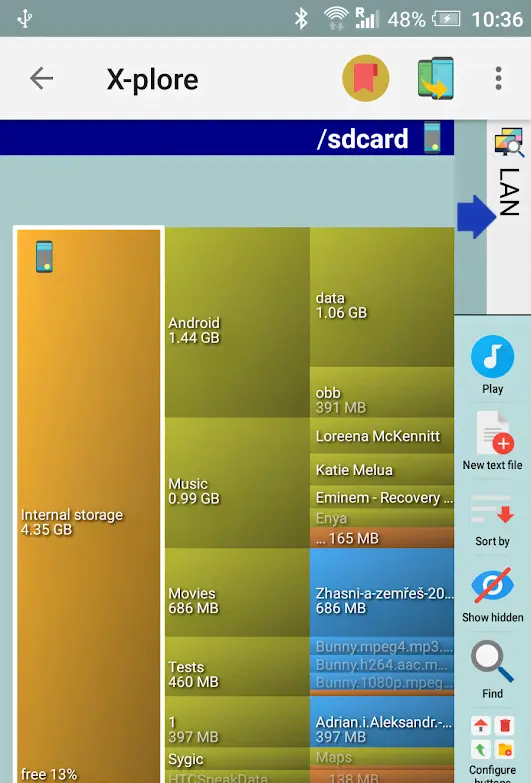 X-plore File Manager - скриншот 2