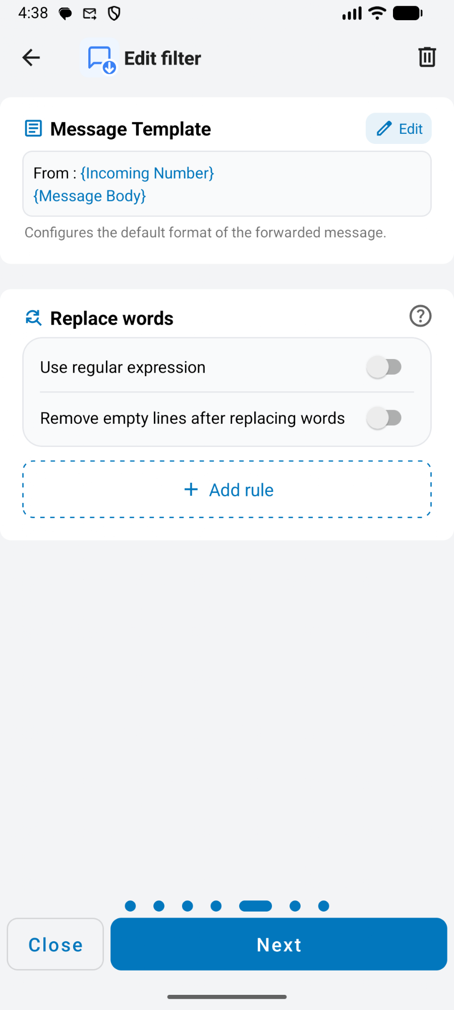 SMS Forwarder - скриншот 4